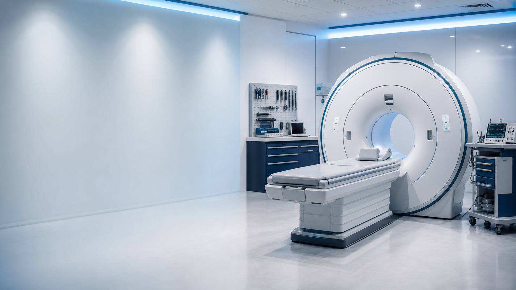 Modern MRI service room